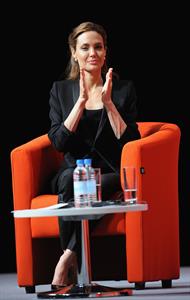 Angelina Jolie at the Global Summit To End Sexual Violence In Conflict June 12, 2014