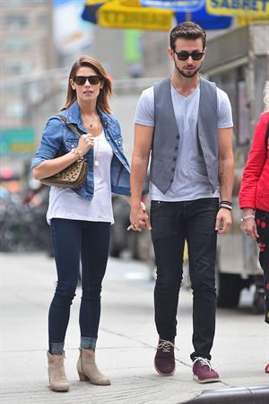 Ashley Greene strolling through NYC June 11, 2014