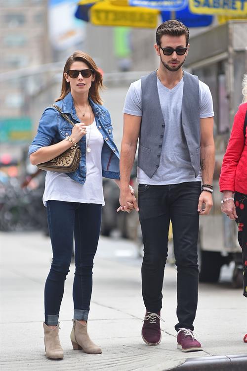 Ashley Greene Pictures Ashley Greene strolling through NYC June 11, 2014