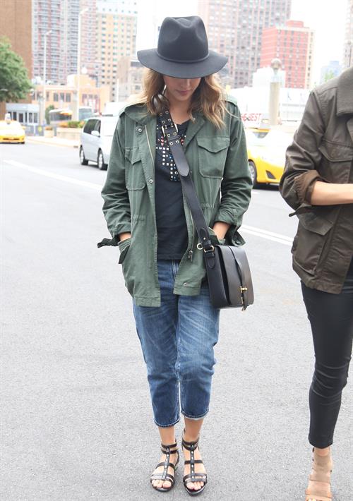Jessica Alba out and about in NYC June 11, 2014