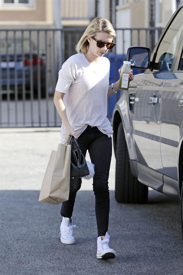 Emma Roberts out in Beverly Hills June 9, 2014