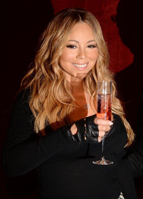 Mariah Carey Announces The Launch Of Her Go N'Syde Bottle Butterfly June 9, 2014