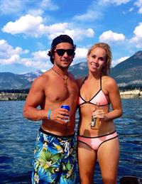 Carlie Mitchell in a bikini