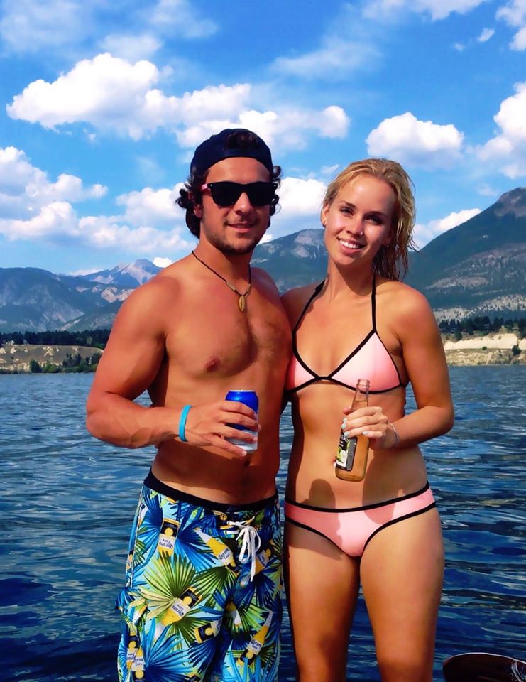 Carlie Mitchell in a bikini