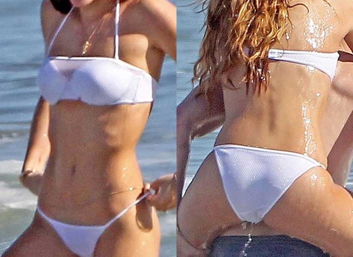 Bella Thorne in a bikini - ass