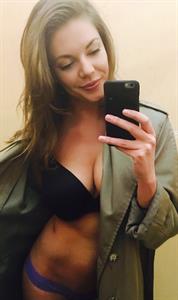 Anonymous in a bikini taking a selfie