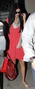 Selena Gomez leaving a salon in West Hollywood on April 6, 2012