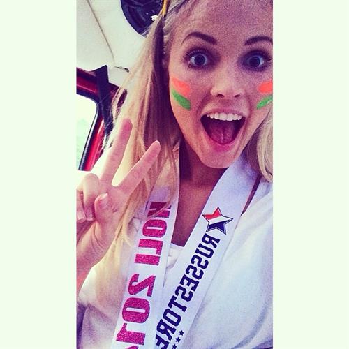 Emilie Voe Nereng taking a selfie