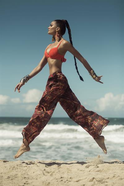 Barbara Fialho in a bikini