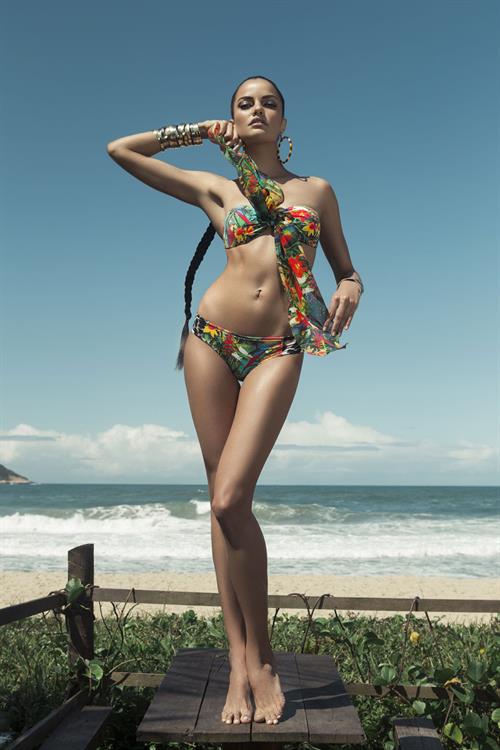 Barbara Fialho in a bikini