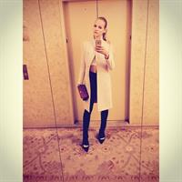 Ginta Lapina taking a selfie