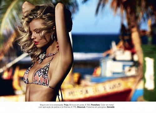 Magdalena Frackowiak in a bikini