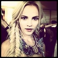 Ginta Lapina taking a selfie