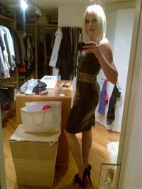 Ginta Lapina taking a selfie