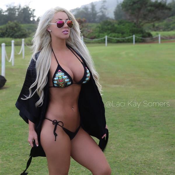 Laci Kay Somers in a bikini