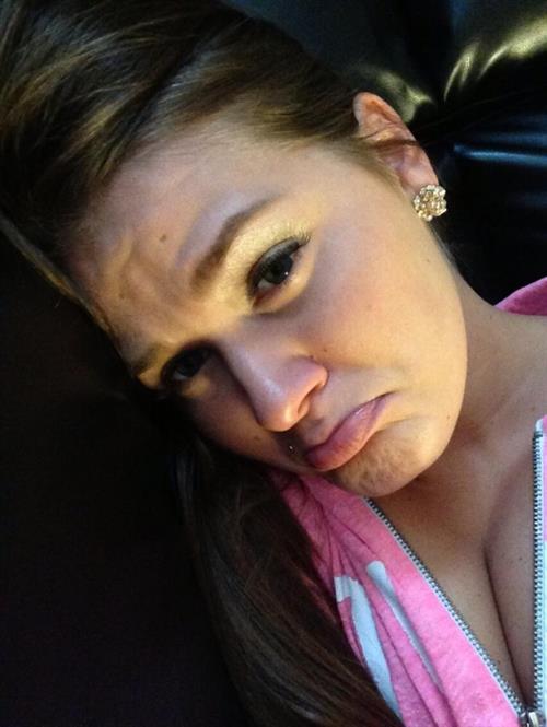 Abby Cross taking a selfie