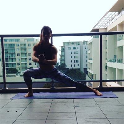 Tanya Poppett in Yoga Pants