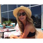 Nicola Hughes in a bikini