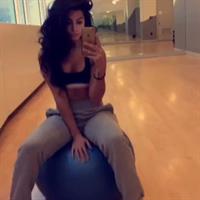 Mónica Alvarez taking a selfie