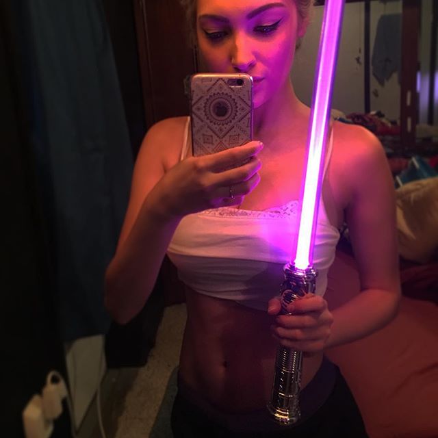 Anna Faith Carlson taking a selfie