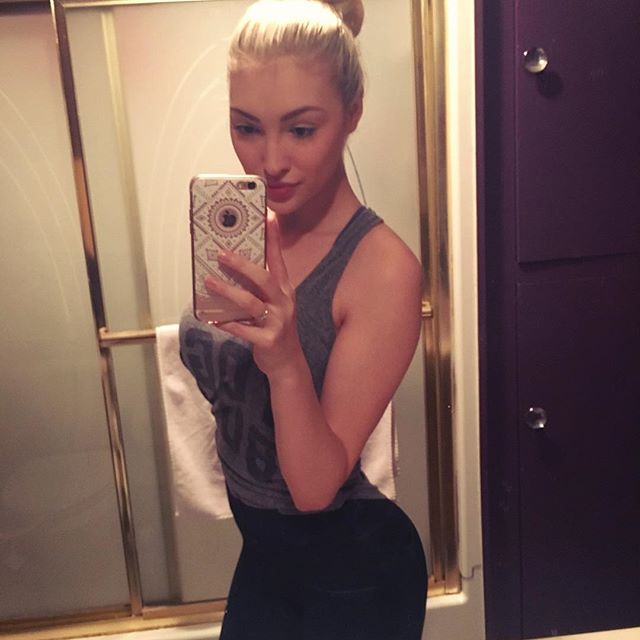 Anna Faith Carlson taking a selfie