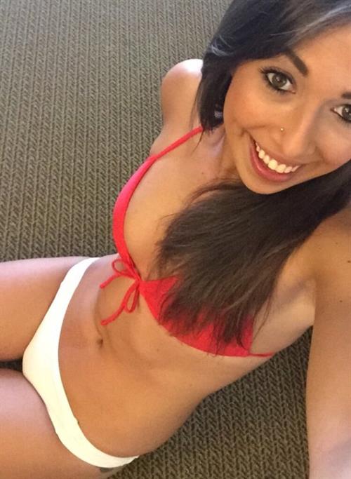 Anonymous in a bikini taking a selfie