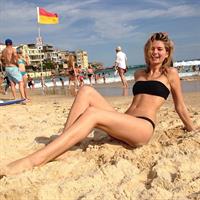 Megan Blake Irwin in a bikini