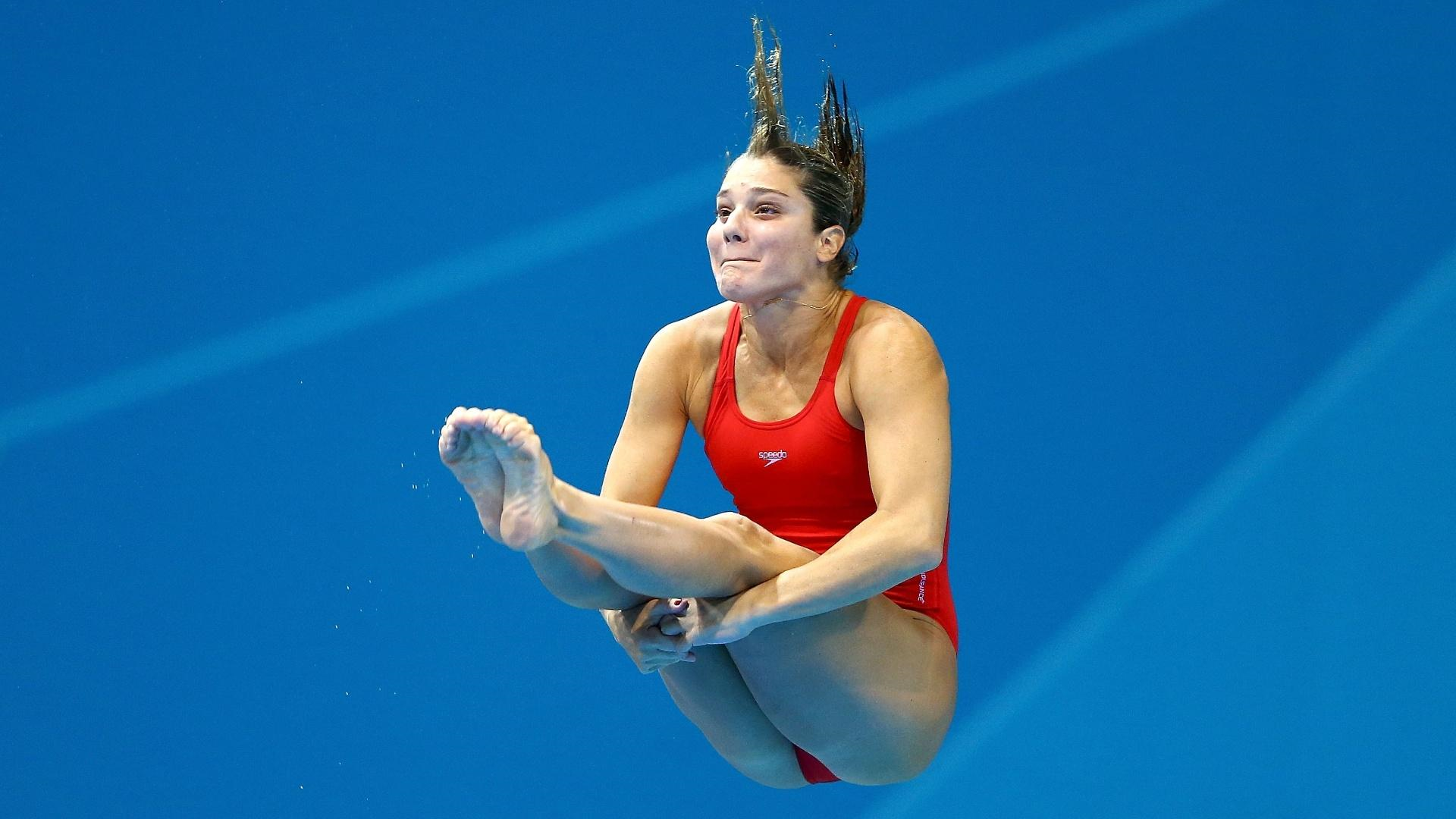 Juliana Veloso was a diver for Brazil in the 2012 London Olympics
