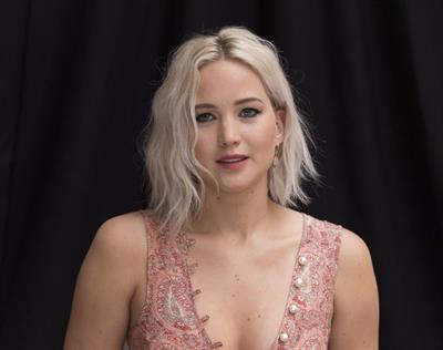 Jennifer Lawrence attending X-Men Apocalypse Press Conference in London on May 9, 2016