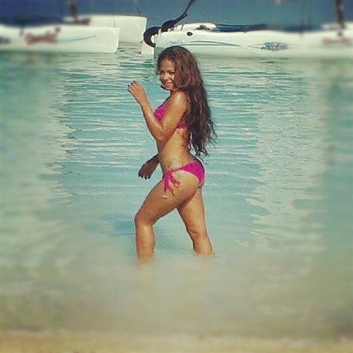 Christina Milian in a bikini