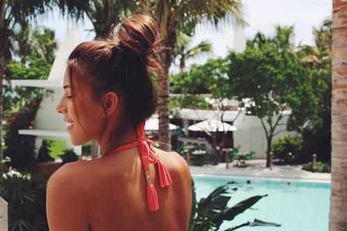 Devin Brugman in a bikini