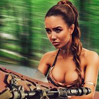 Pia Muehlenbeck in a bikini