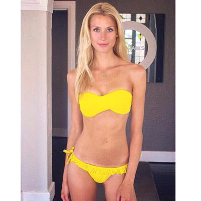 Kimberley Mens in a bikini