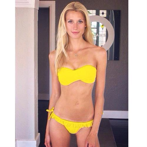 Kimberley Mens in a bikini