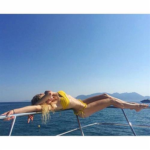 Kimberley Mens in a bikini