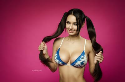 Helga Lovekaty in a bikini