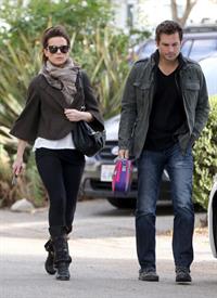 Kate Beckinsale headed to a high school football game in Studio City 11/10/12