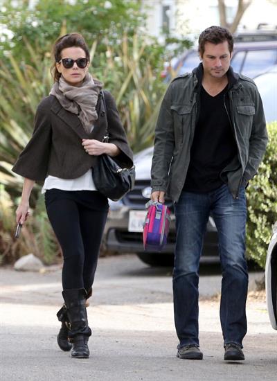 Kate Beckinsale headed to a high school football game in Studio City 11/10/12