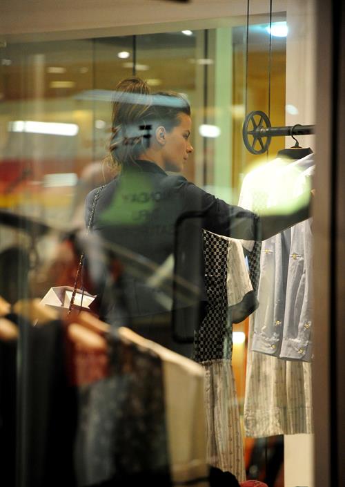 Kate Beckinsale was spotted shopping with a friend at Fred Segal in Santa Monica January 29, 2013