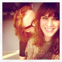 Alexa Chung taking a selfie