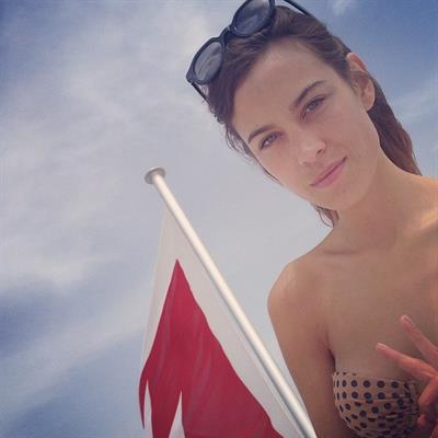 Alexa Chung in a bikini