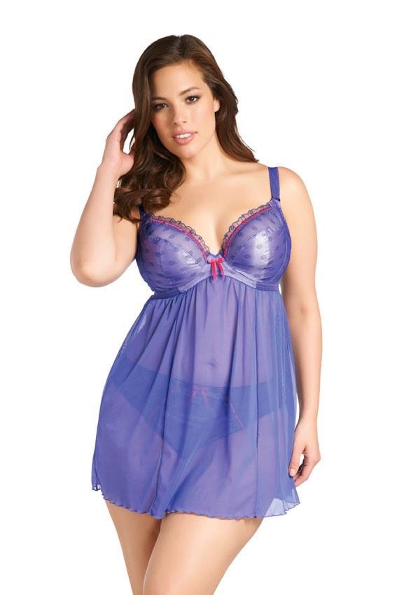 Ashley Graham in lingerie