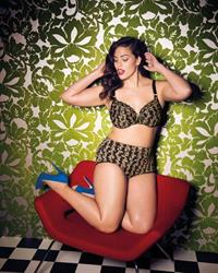 Ashley Graham in lingerie