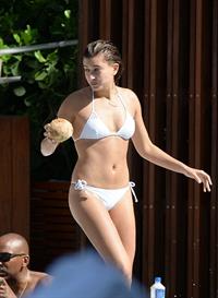 Hailey Bieber in a bikini