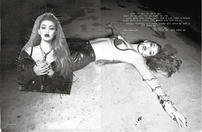 Gigi Hadid in lingerie