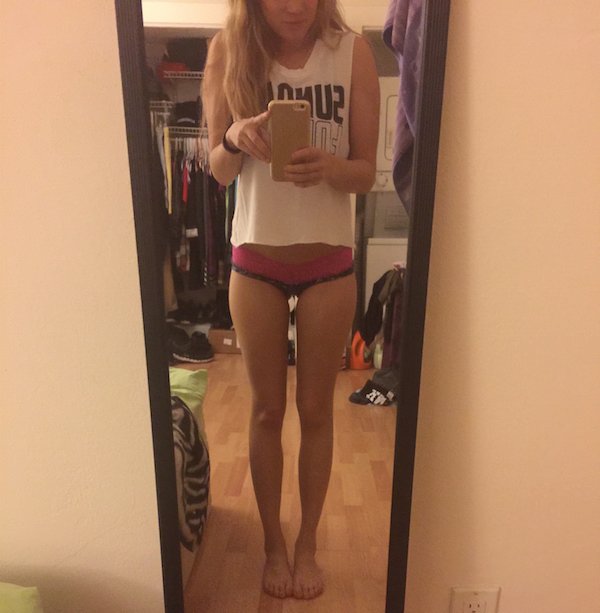 Anonymous taking a selfie