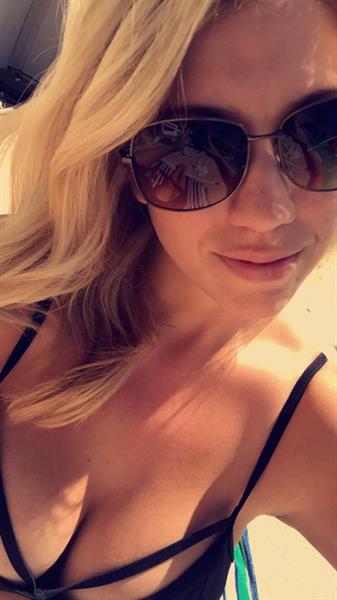 Anonymous in a bikini taking a selfie