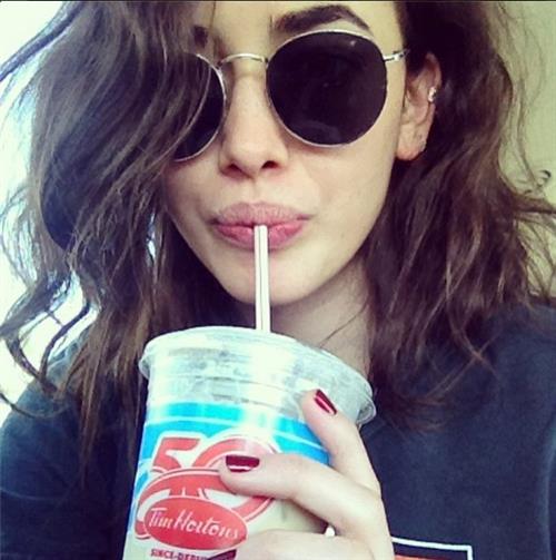 Sarah Stephens taking a selfie