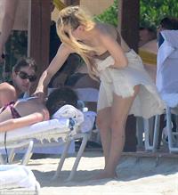Avril Lavigne in a bikini
