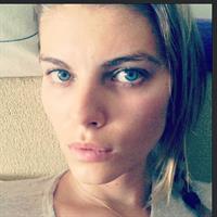 Maryna Linchuk taking a selfie